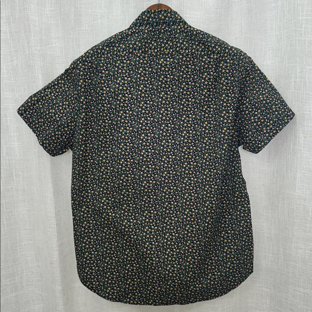 J.Crew Men’s Floral Short Sleeve Button-Up Shirt Size Large Excellent Condition